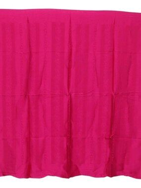 CHANEL Scarf Silk Pink CC Auth 174657A
